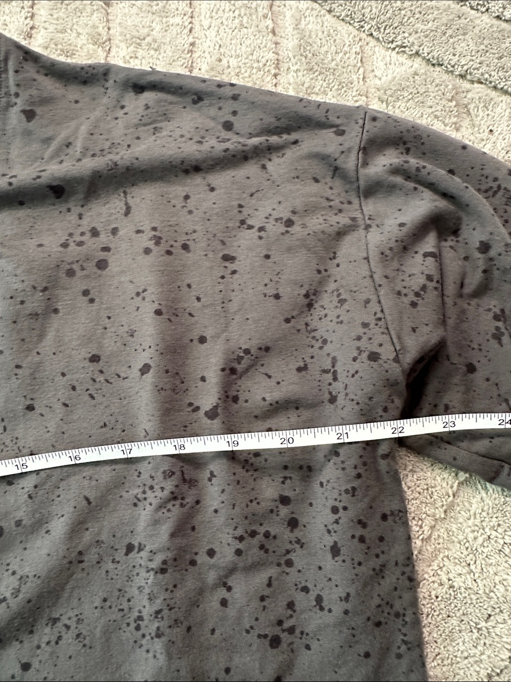 Athleta Women’s -Charcoal Black Speckled Crewneck Sweater - Picture 3 of 7